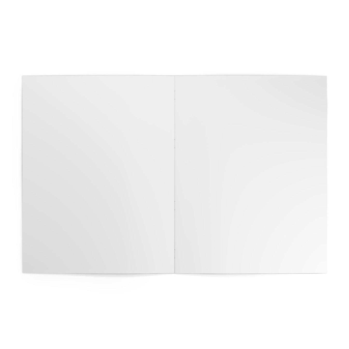 Minimalist Orange TVF Pattern with Giraffe Accent Notebook