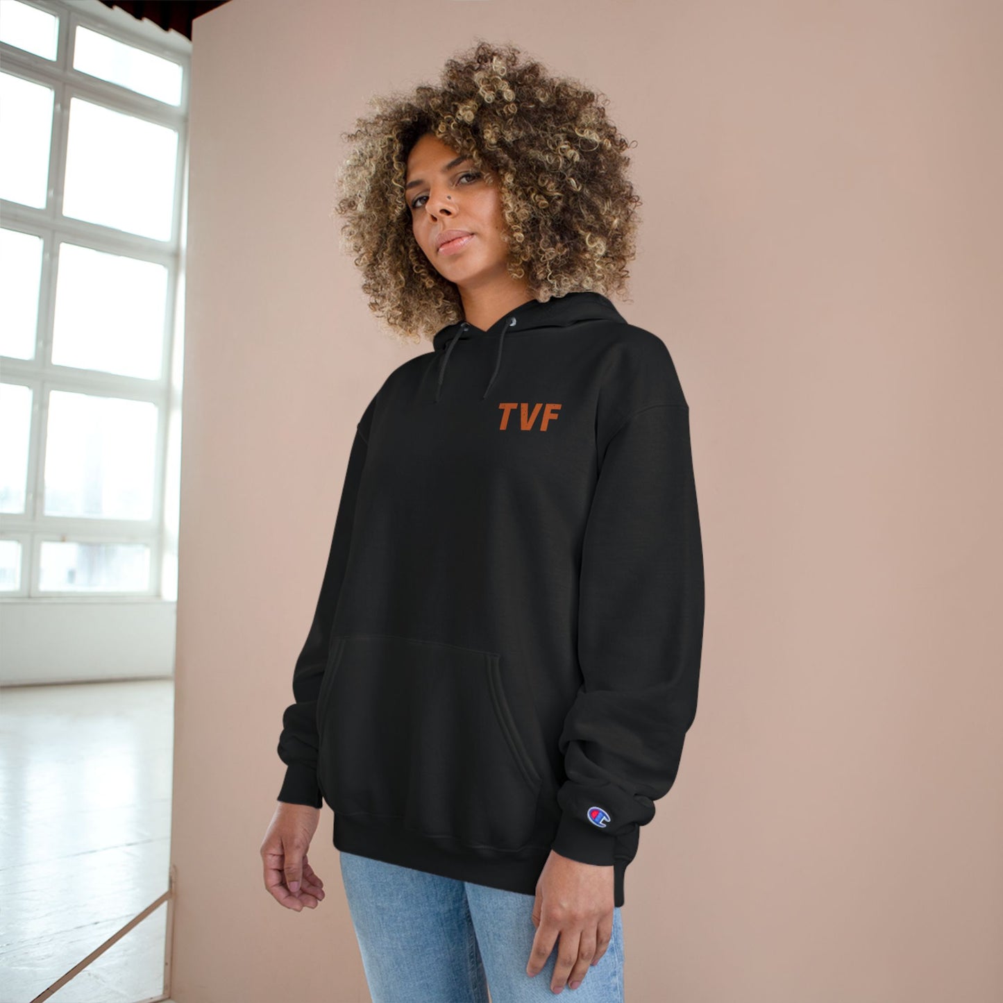 Giraffe Sunset Hoodie, TVF Retro Japanese-Style Graphic Hoodie