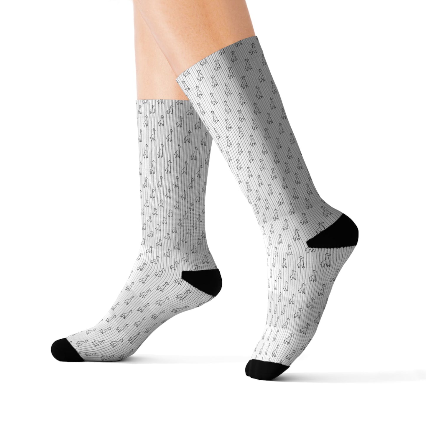 Origami Crane Socks, Crew Socks for Women & Men