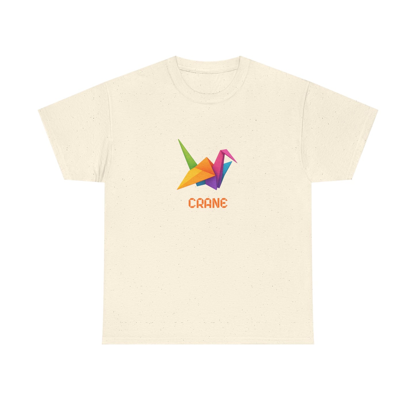 Origami Crane T‑Shirt, Colorful Paper Crane Graphic Tee