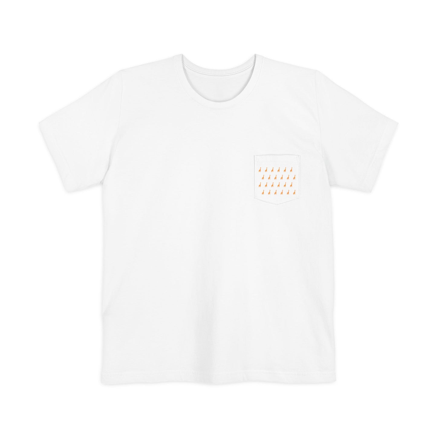Minimal Giraffe Pocket T-Shirt | Pocket Tee, Giraffe Pattern