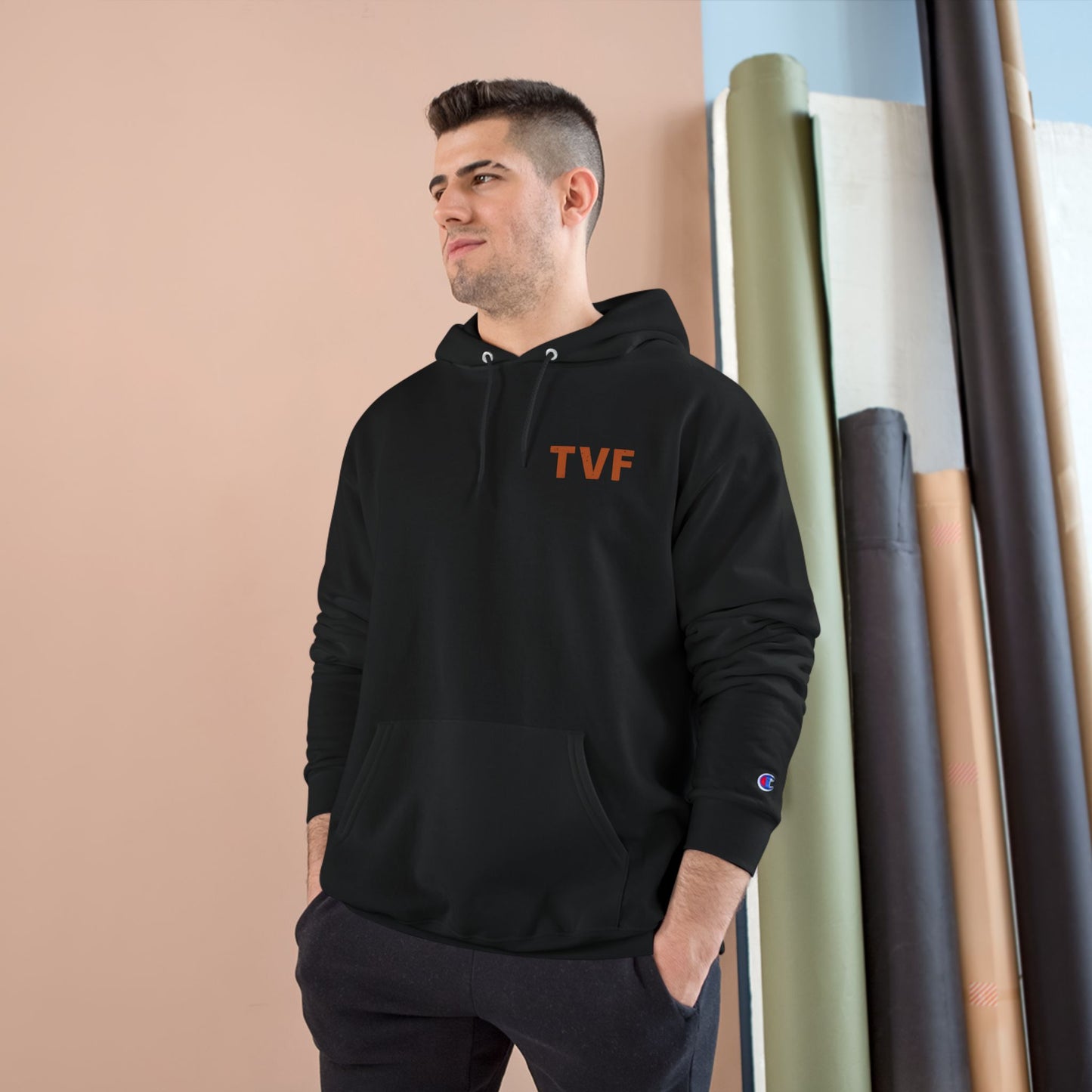 Giraffe Sunset Hoodie, TVF Retro Japanese-Style Graphic Hoodie