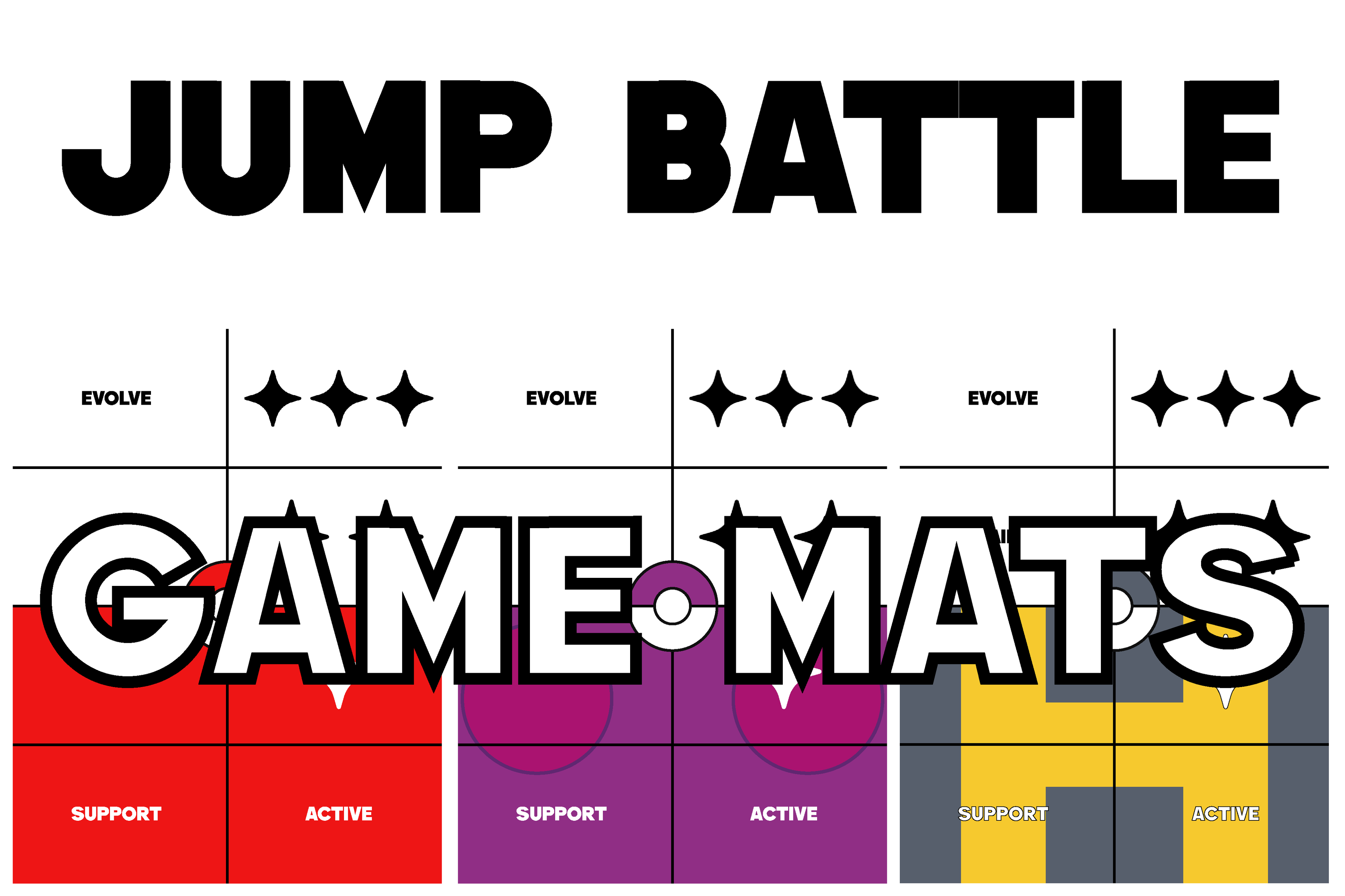 All Jump Battle Game Mats (PDF Download)
