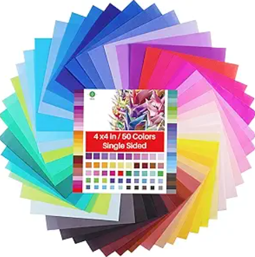 Origami Paper 50 Colors - 100 Sheets
